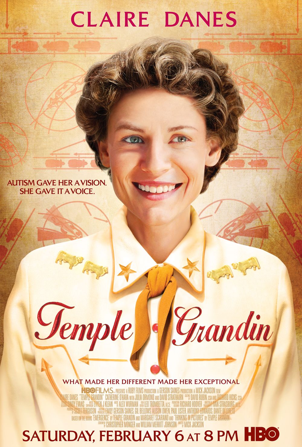 Темпл Грэндин / Temple Grandin (2010) HDRip